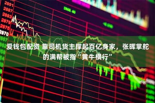 爱钱包配资 靠司机货主撑起百亿身家，张晖掌舵的满帮被指“黄牛横行”